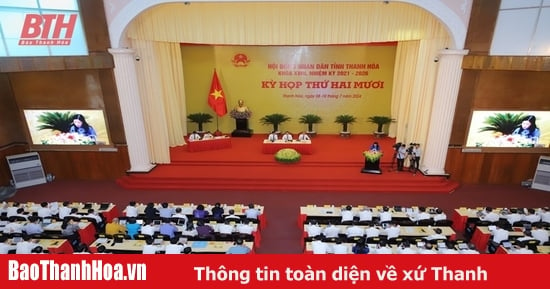 [Update] - 20th session, Thanh Hoa Provincial People's Council, 18th term: Delegates discussed many important contents in the hall