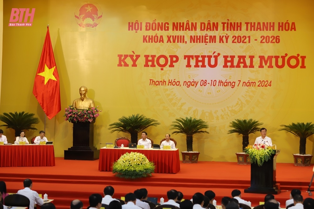 Kỳ họp thứ 20, HĐND tỉnh Thanh Hóa khóa XVIII: Nghe các tờ trình và báo cáo kết quả giám sát