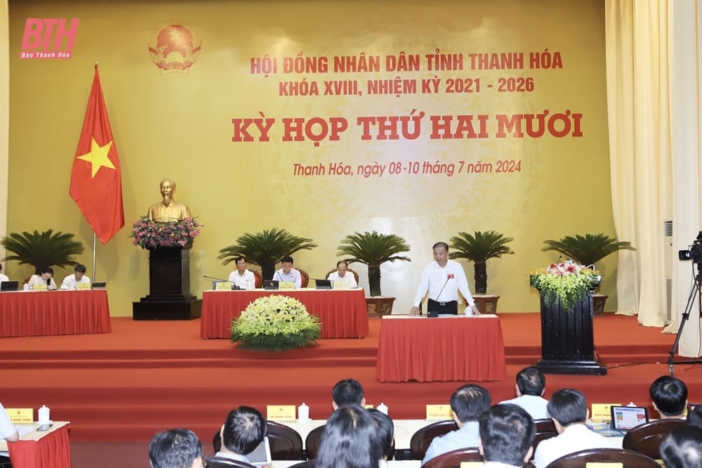 Kỳ họp thứ 20, HĐND tỉnh Thanh Hóa khóa XVIII: Chất vấn và trả lời chất vấn