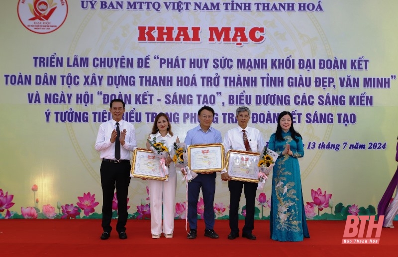 Khai mạc Triển lãm chuyên đề “ Phát huy sức mạnh khối đại đoàn kết toàn dân tộc xây dựng Thanh Hóa trở thành tỉnh giàu đẹp, văn minh ”