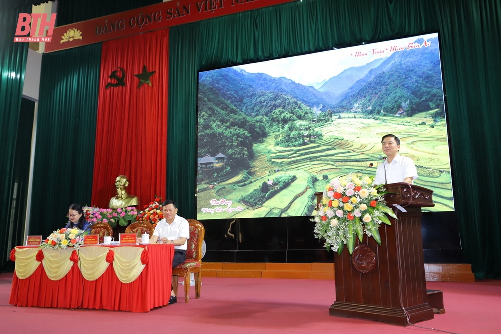 Quan Sơn cần khai thác tối đa lợi thế so sánh, cơ hội nổi trội, tiềm năng khác biệt để phát triển kinh tế - xã hội nhanh và bền vững.