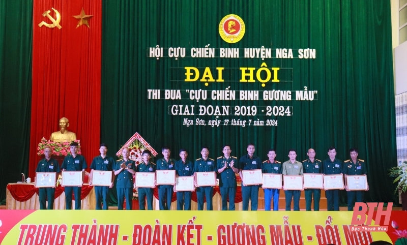 Đại hội thi đua “Cựu chiến binh gương mẫu” huyện Nga Sơn giai đoạn 2019-2024