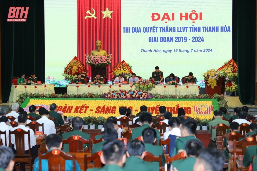 Đại hội thi đua quyết thắng lực lượng vũ trang tỉnh Thanh Hóa giai đoạn 2019-2024