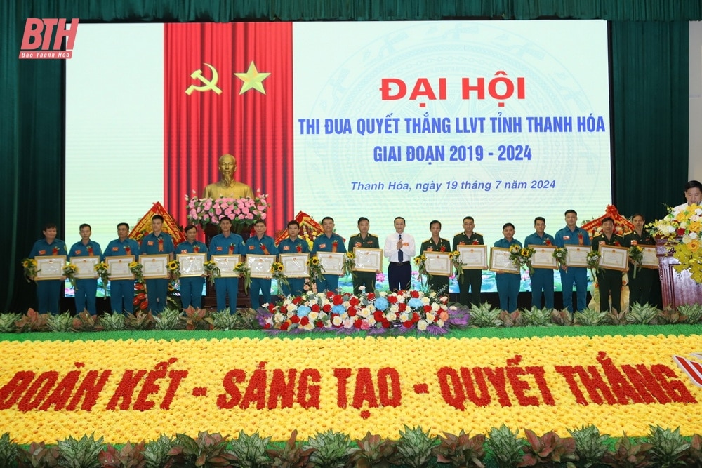 Đại hội thi đua quyết thắng lực lượng vũ trang tỉnh Thanh Hóa giai đoạn 2019-2024