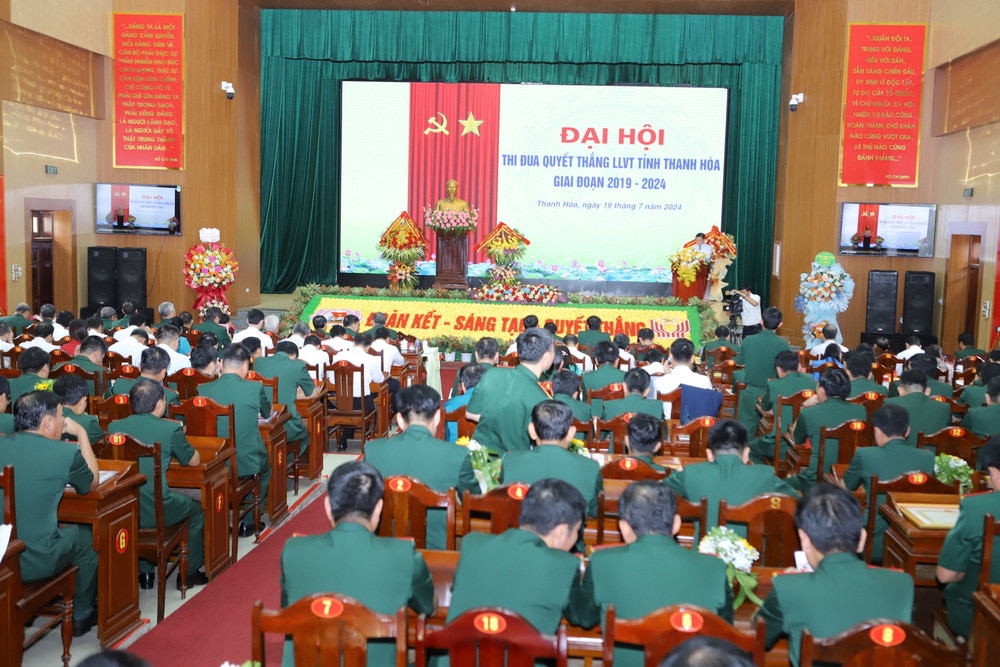 Đại hội thi đua quyết thắng lực lượng vũ trang tỉnh Thanh Hóa giai đoạn 2019-2024