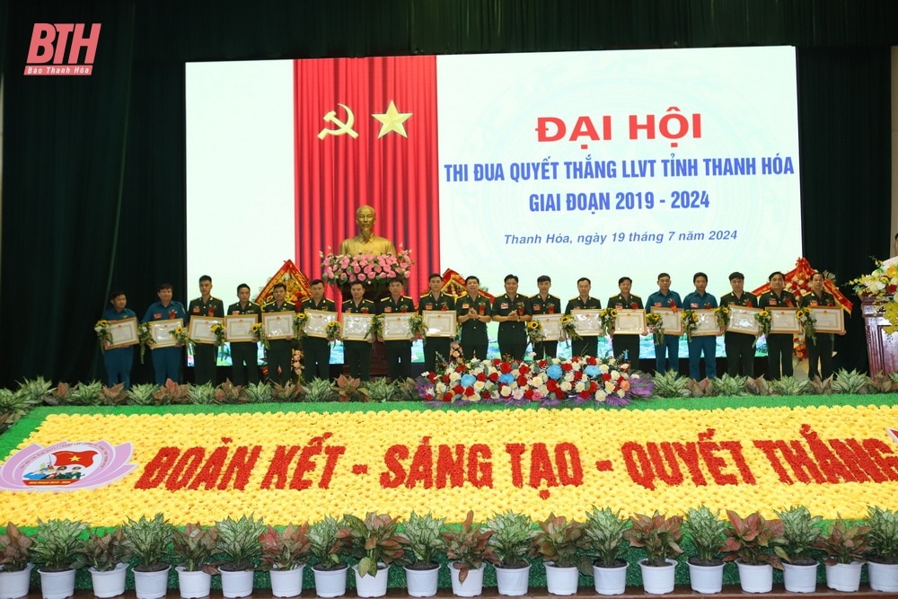 Đại hội thi đua quyết thắng lực lượng vũ trang tỉnh Thanh Hóa giai đoạn 2019-2024