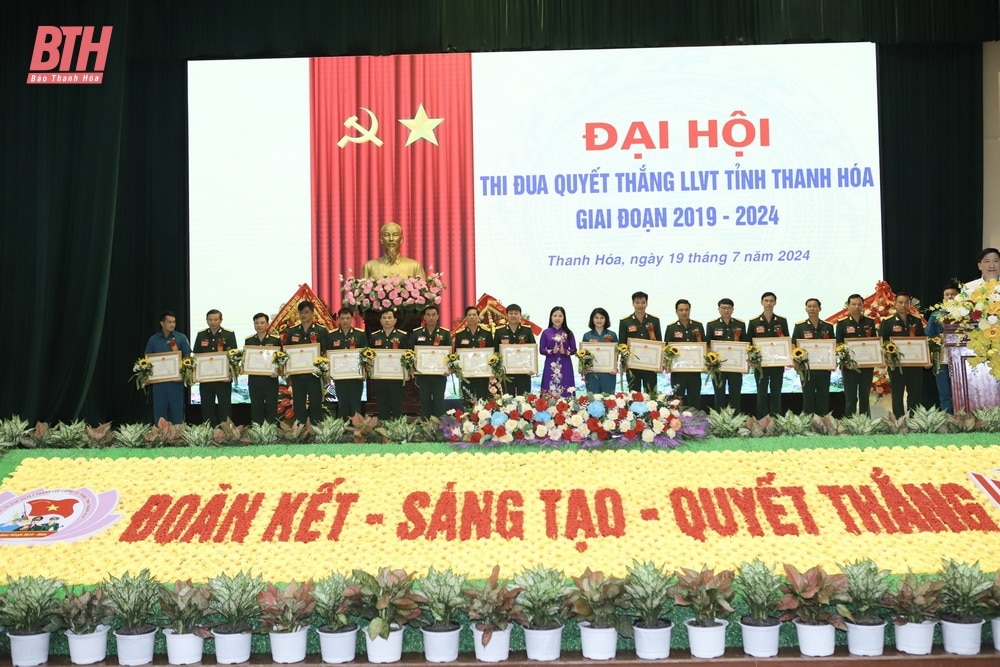 Đại hội thi đua quyết thắng lực lượng vũ trang tỉnh Thanh Hóa giai đoạn 2019-2024