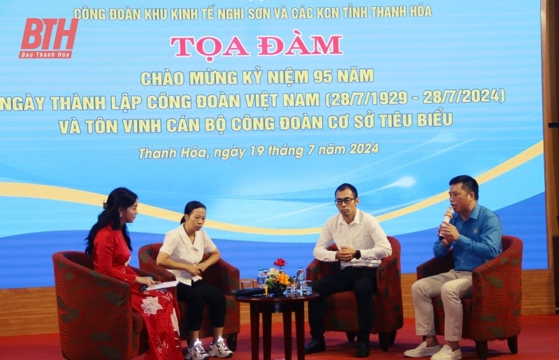 Công đoàn KKT Nghi Sơn và các KCN tỉnh Thanh Hóa kỷ niệm 95 năm ngày thành lập Công đoàn Việt Nam, tôn vinh cán bộ công đoàn cơ sở tiêu biểu