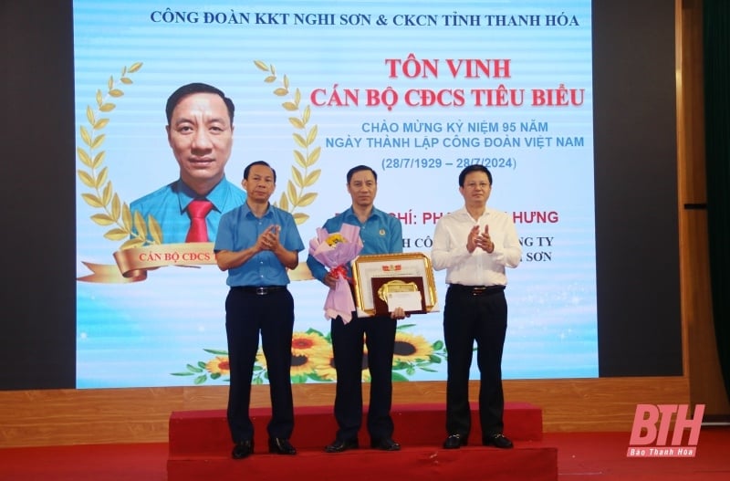 Công đoàn KKT Nghi Sơn và các KCN tỉnh Thanh Hóa kỷ niệm 95 năm ngày thành lập Công đoàn Việt Nam, tôn vinh cán bộ công đoàn cơ sở tiêu biểu