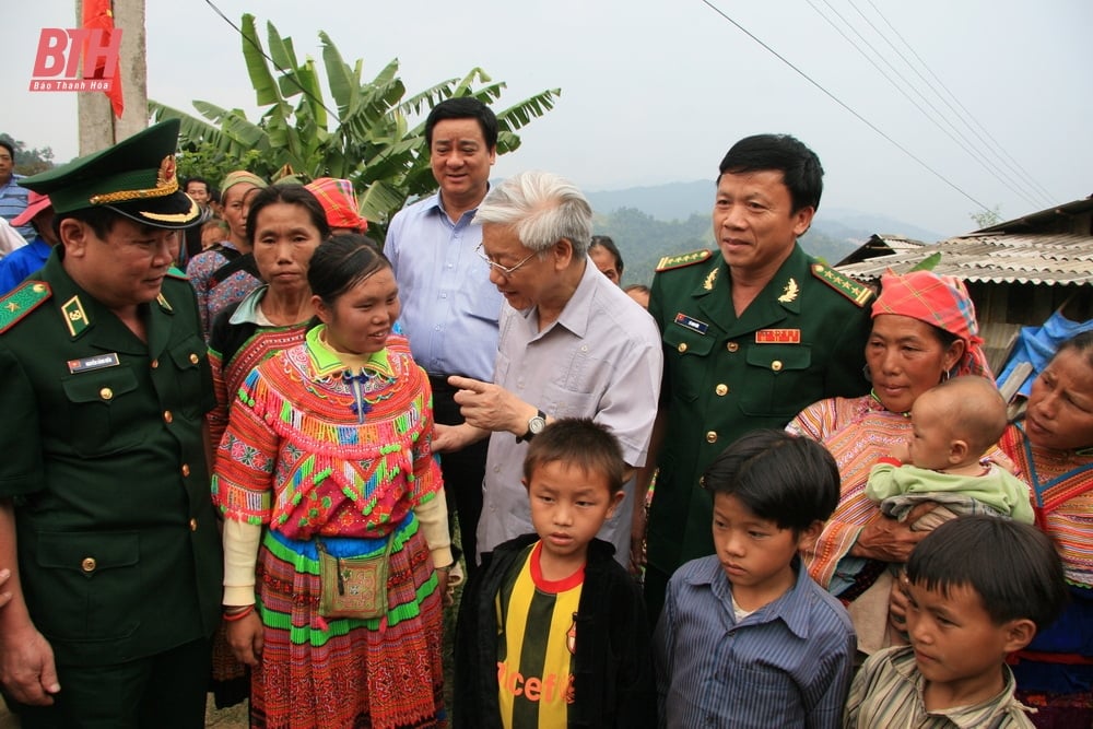 Những hình ảnh về Tổng Bí thư Nguyễn Phú Trọng với Đảng bộ, chính quyền và Nhân dân tỉnh Thanh Hóa