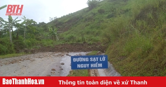 Nhiều tuyến giao thông bị sạt lở do mưa, lũ gây ra