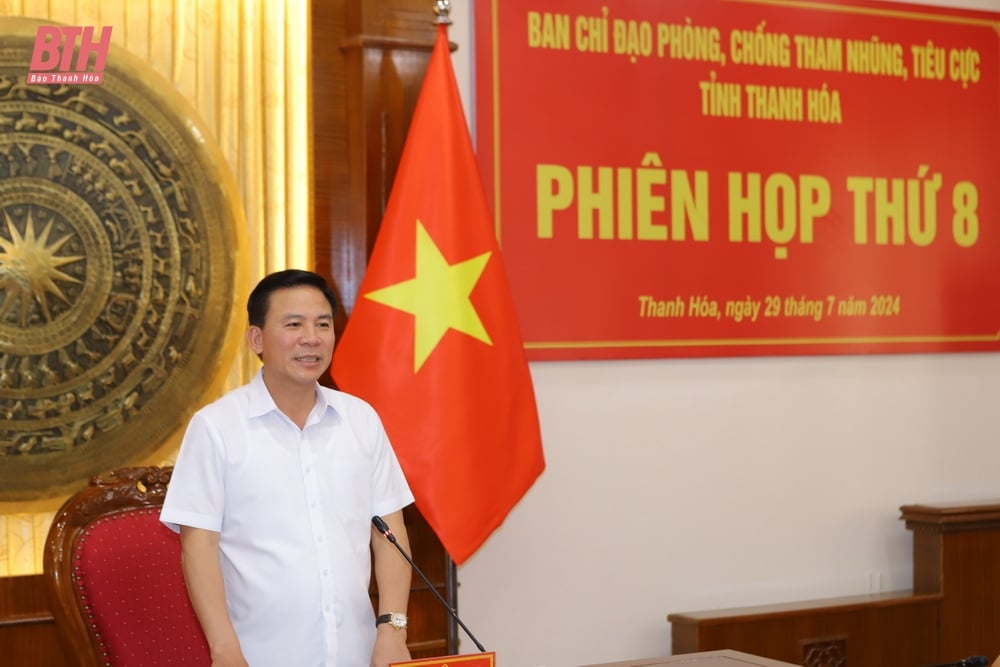 Phiên họp thứ 8, Ban Chỉ đạo phòng, chống tham nhũng, tiêu cực tỉnh