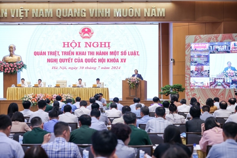 Hội nghị quán triệt, triển khai thi hành một số luật, nghị quyết của Quốc hội khóa XV 