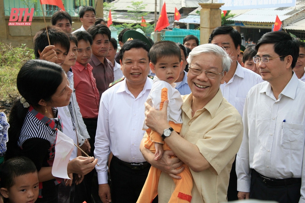 Những hình ảnh về Tổng Bí thư Nguyễn Phú Trọng với Đảng bộ, chính quyền và Nhân dân tỉnh Thanh Hóa