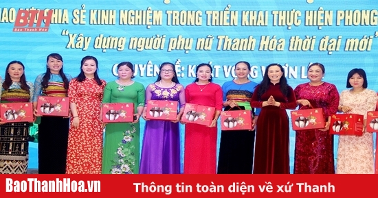 Hội LHPN các cấp tham gia xây dựng văn hóa, con người Thanh Hóa