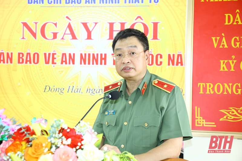 Giám đốc Công an tỉnh Trần Phú Hà dự “Ngày hội toàn dân bảo vệ an ninh Tổ quốc năm 2024” tại TP Thanh Hóa