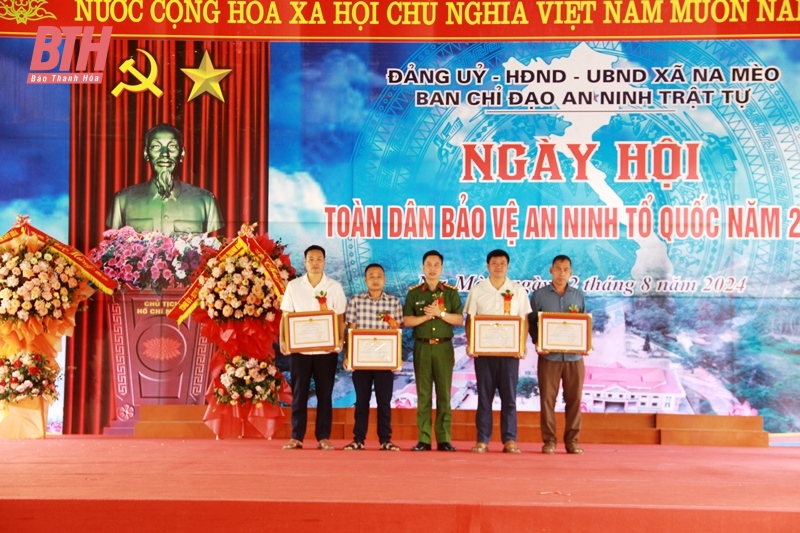 Xã Na Mèo tổ chức Ngày hội Toàn dân bảo vệ an ninh Tổ quốc” năm 2024