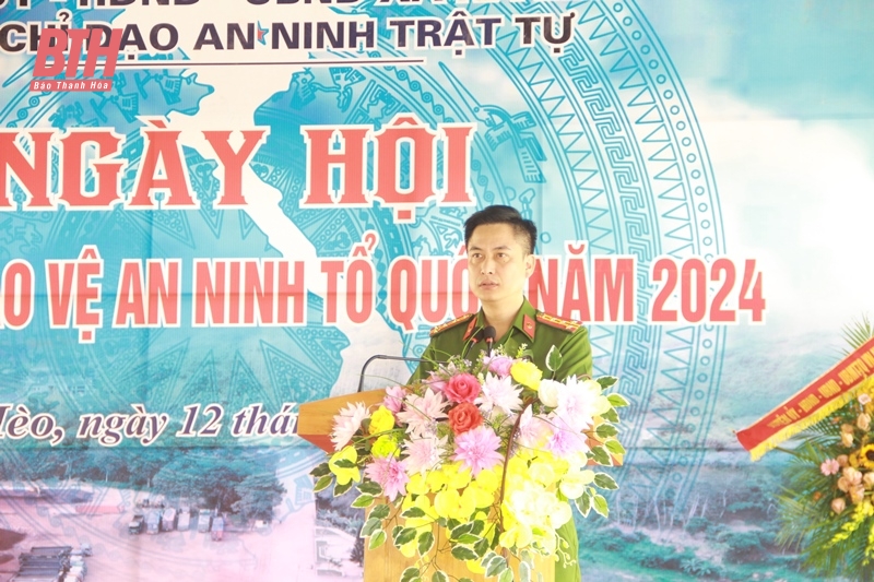 Xã Na Mèo tổ chức Ngày hội Toàn dân bảo vệ an ninh Tổ quốc” năm 2024