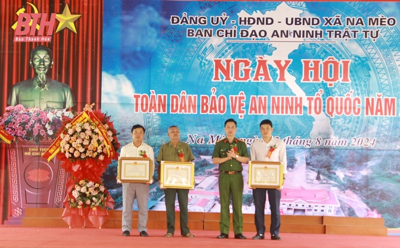 Xã Na Mèo tổ chức Ngày hội Toàn dân bảo vệ an ninh Tổ quốc” năm 2024