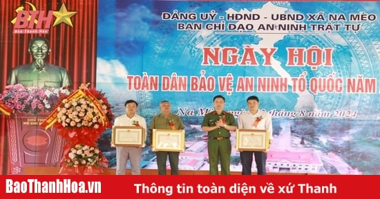 Xã Na Mèo tổ chức Ngày hội ”Toàn dân bảo vệ an ninh Tổ quốc” năm 2024