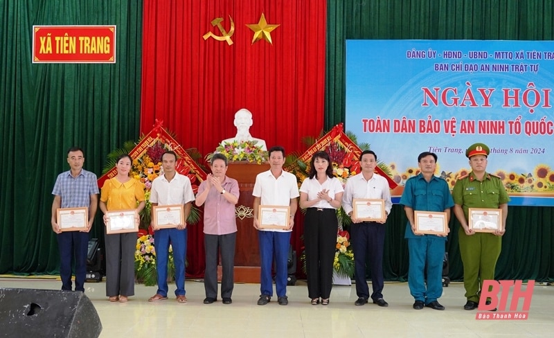 Ngày hội Toàn dân bảo vệ an ninh Tổ quốc” tại xã Tiên Trang