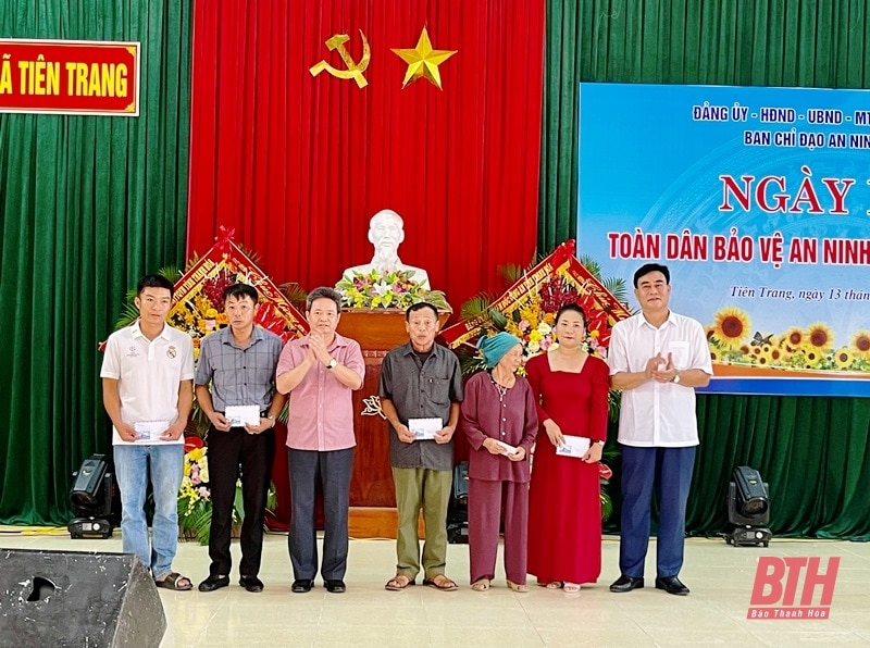 Ngày hội Toàn dân bảo vệ an ninh Tổ quốc” tại xã Tiên Trang