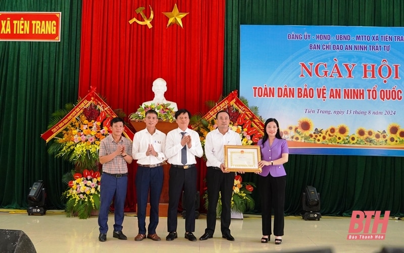 Ngày hội Toàn dân bảo vệ an ninh Tổ quốc” tại xã Tiên Trang