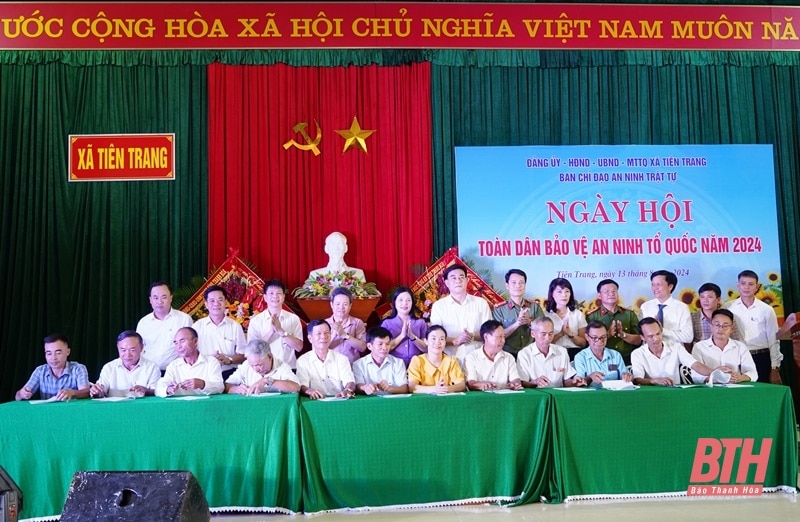 Ngày hội Toàn dân bảo vệ an ninh Tổ quốc” tại xã Tiên Trang