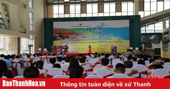 Khai mạc Triển lãm mỹ thuật khu vực IV, Bắc miền Trung lần thứ 29