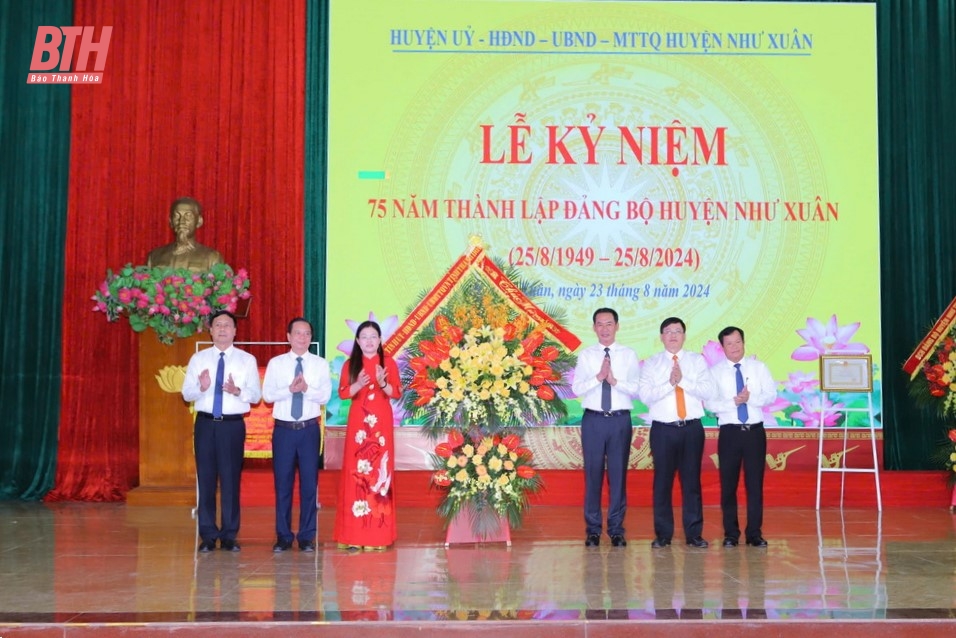 Đảng bộ huyện Như Xuân kỷ niệm 75 năm thành lập