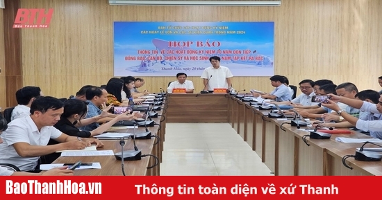 Họp báo về các hoạt động Kỷ niệm 70 năm đón tiếp đồng bào, cán bộ, chiến sĩ và học sinh miền Nam tập kết ra Bắc