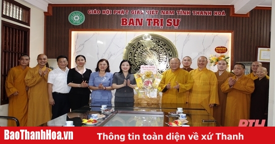 Trưởng Ban Dân vận Tỉnh ủy, Chủ tịch Ủy ban MTTQ tỉnh chúc mừng Đại lễ Vu lan năm 2024