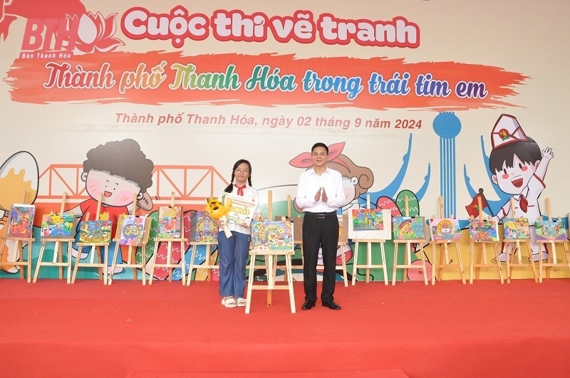 Thi vẽ tranh “Thành phố Thanh Hóa trong trái tim em”