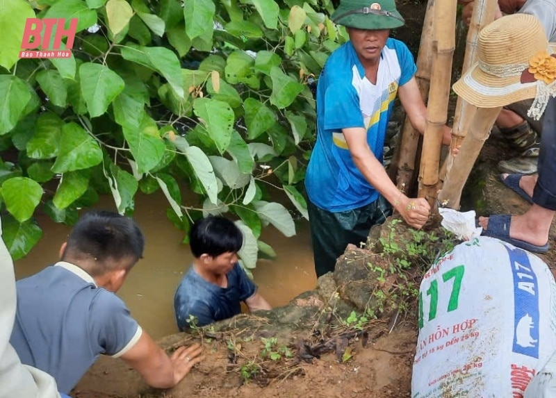 [Cập nhật] - Mưa lũ tại Thanh Hóa: Bá Thước có 15 điểm giao thông bị chia cắt cục bộ