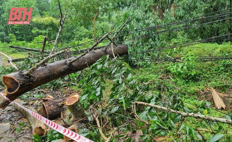 [Cập nhật] - Mưa lũ tại Thanh Hóa: Bá Thước có 15 điểm giao thông bị chia cắt cục bộ