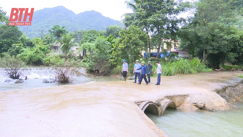 [Cập nhật] - Mưa lũ tại Thanh Hóa: Bá Thước có 15 điểm giao thông bị chia cắt cục bộ