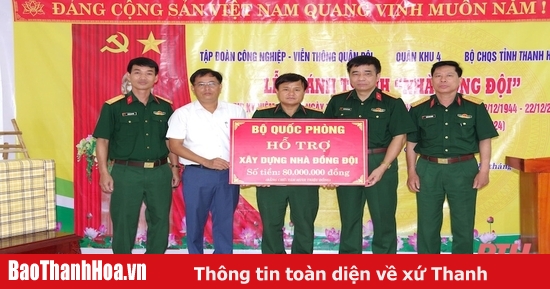 Khánh thành “Nhà đồng đội” cho quân nhân có hoàn cảnh khó khăn