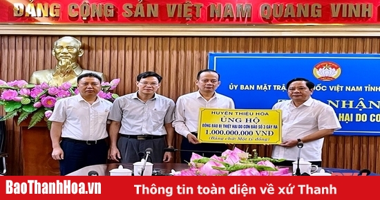 Ủy ban MTTQ tỉnh tiếp nhận ủng hộ đồng bào bị thiệt hại do bão số 3