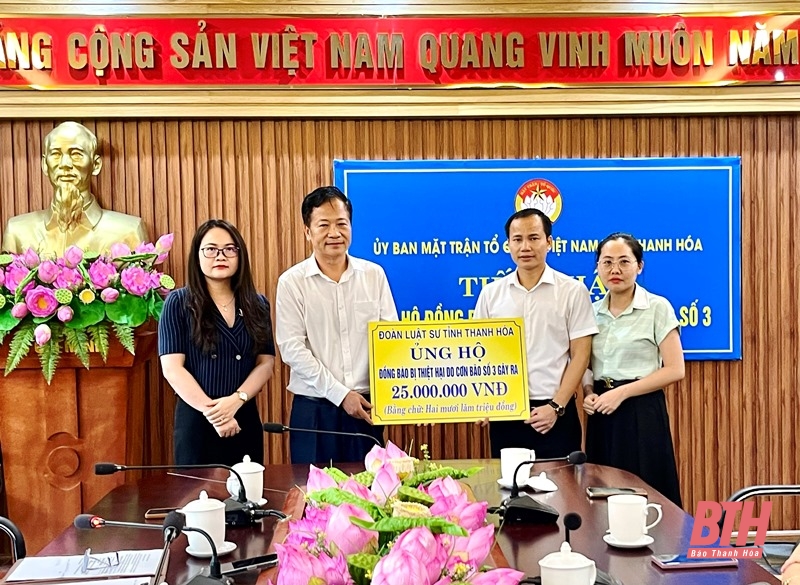 More than 21.1 billion VND to support people affected by storm No. 3