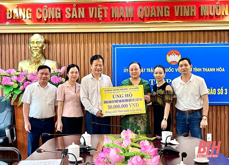 More than 21.1 billion VND to support people affected by storm No. 3