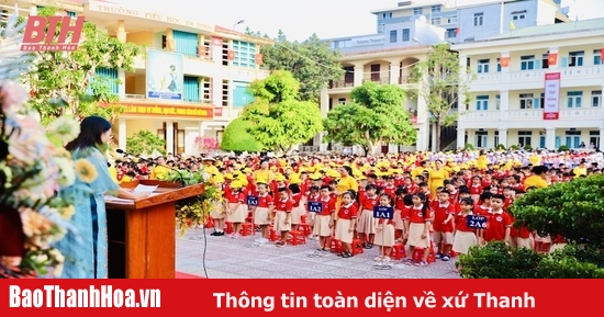 Many schools in Thanh Hoa open the new school year 2024-2025