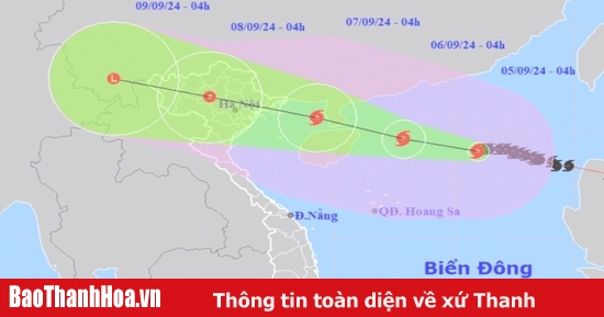 ทัญฮว้าจะบังคับใช้การห้ามเดินเรือตั้งแต่เวลา 12.00 น. ของวันที่ 6 กันยายน