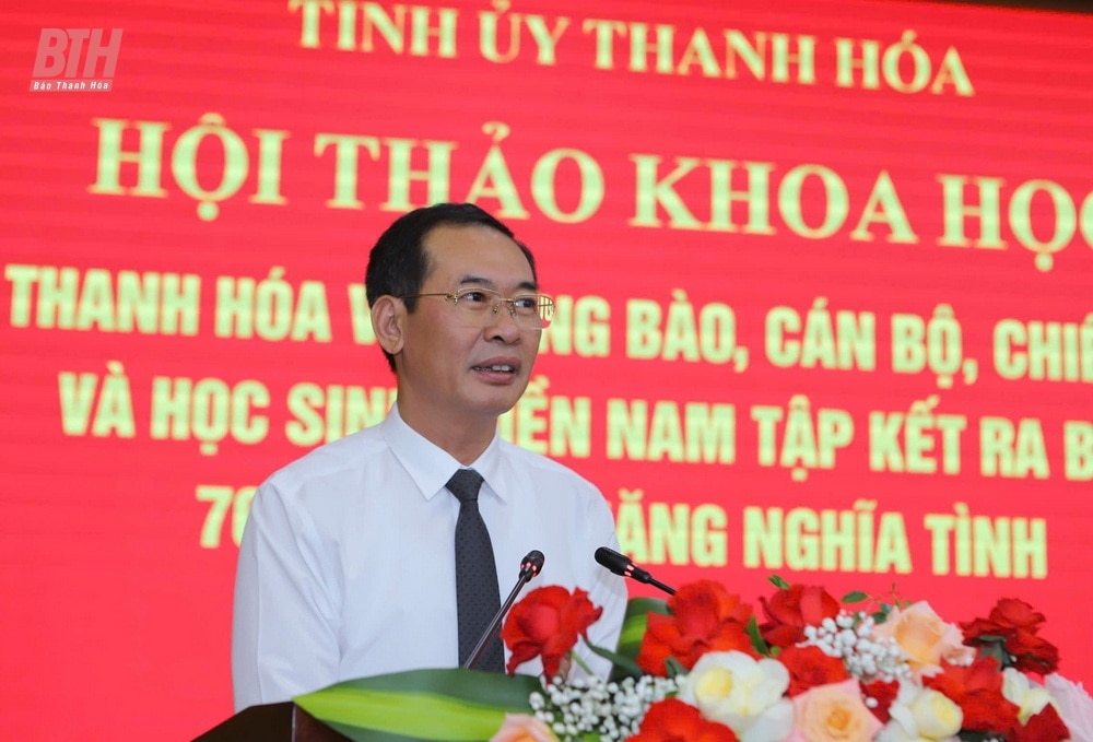 [Cập nhật] - Hội thảo khoa học Thanh Hóa với đồng bào, cán bộ, chiến sĩ và học sinh miền Nam tập kết ra Bắc - 70 năm sâu nặng nghĩa tình”