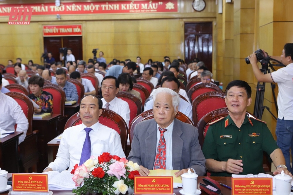 [Cập nhật] - Hội thảo khoa học Thanh Hóa với đồng bào, cán bộ, chiến sĩ và học sinh miền Nam tập kết ra Bắc - 70 năm sâu nặng nghĩa tình”