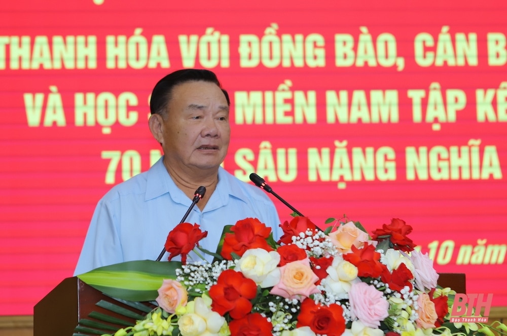 Hội thảo khoa học Thanh Hóa với đồng bào, cán bộ, chiến sĩ và học sinh miền Nam tập kết ra Bắc - 70 năm sâu nặng nghĩa tình”