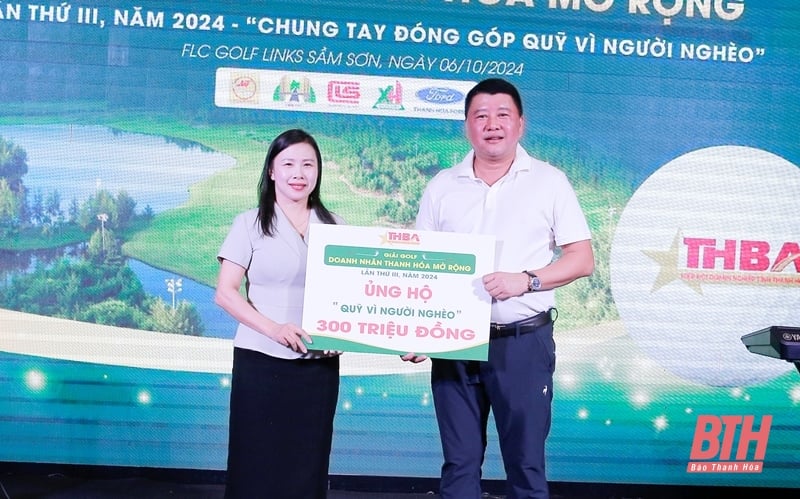 Gần 150 Golfer tham gia Giải Golf Doanh nhân Thanh Hóa mở rộng