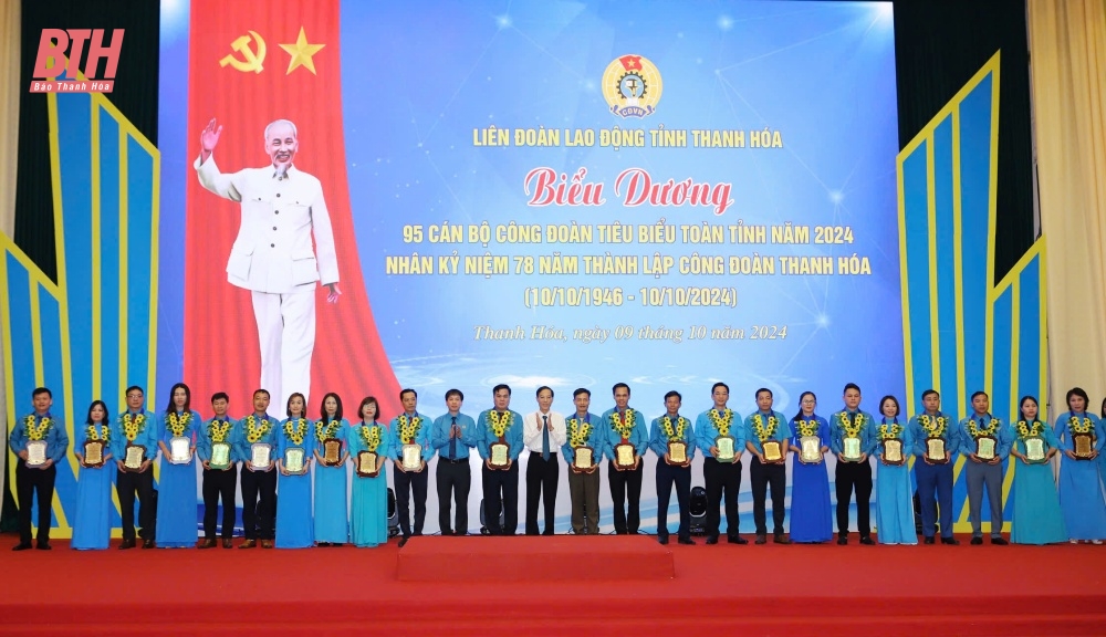 Biểu dương 95 cán bộ công đoàn tiêu biểu năm 2024