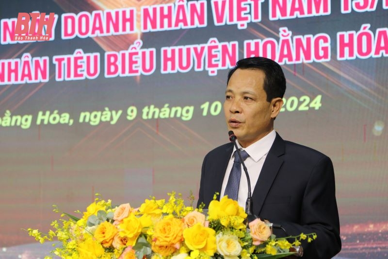 Huyện Hoằng Hóa gặp mặt, tôn vinh các doanh nghiệp, doanh nhân tiêu biểu năm 2024