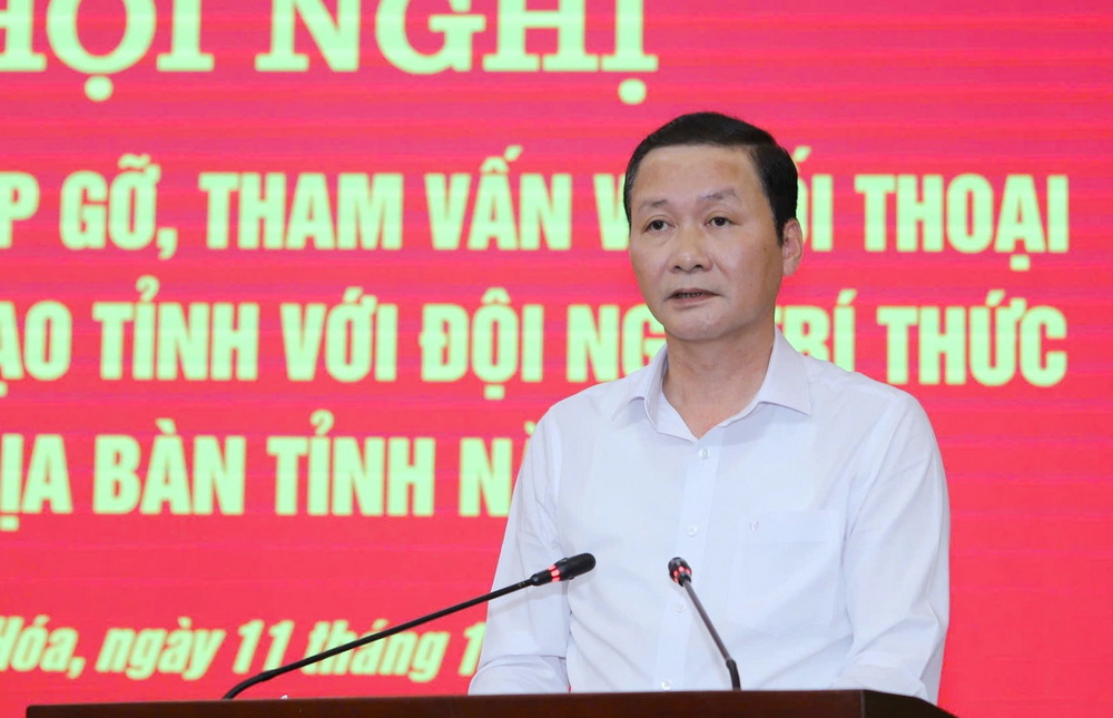 [Cập nhật]: Các đồng chí lãnh đạo tỉnh gặp gỡ, tham vấn và đối thoại với đội ngũ trí thức