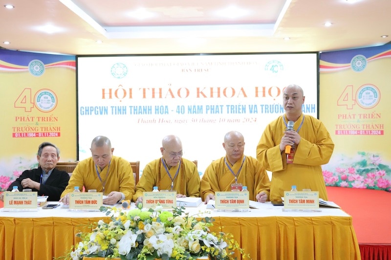 Hội thảo Phật giáo Thanh Hóa - 40 năm phát triển và trưởng thành